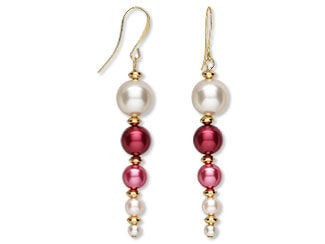 Graduated Pearl Earrings