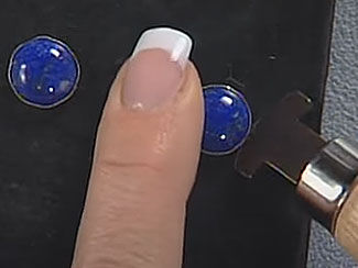 Setting a Cabochon with a Bezel Roller and Burnisher