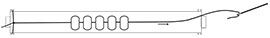 Diagram of thread over warp bar