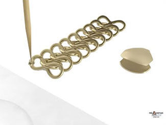Adhering Cord Ends to Infinity Chain