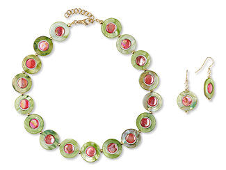 Single-Strand Necklace and Earring Set