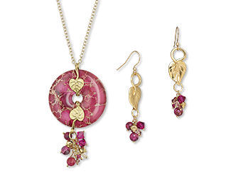 Single-Strand Necklace and Earring Set