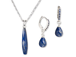 Lapis Lazuli Focal and Earrings