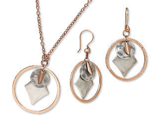 Single-Strand Necklace and Earring Set
