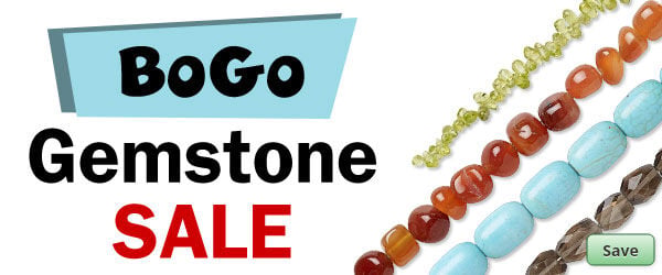 Save on our BOGO Gemstone Sale buy one, get one.