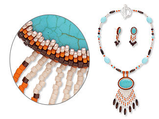 Single-Strand Necklace and Earring Set