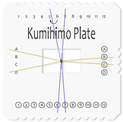 Top-down view of instructed step