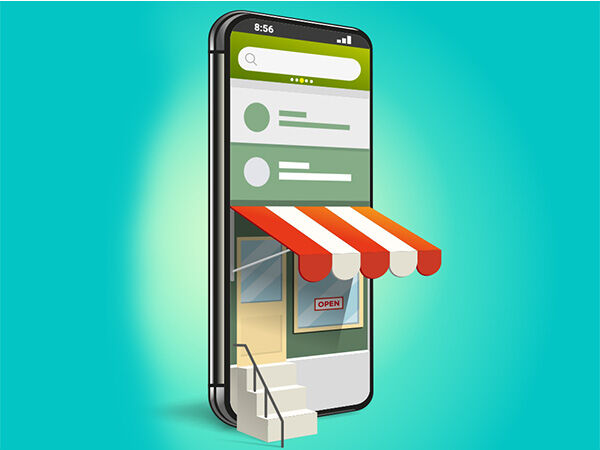 A smartphone as a storefront