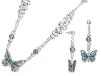 Single-Strand Necklace and Earring Set