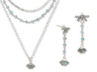 Three-Piece Necklace and Earring Set