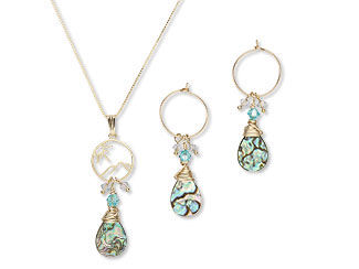 Single-Strand Necklace and Earring Set