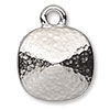 Rhodium plated drop