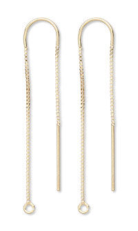 14Kt gold-filled ear thread