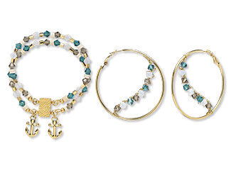Bracelet and Earrings Set