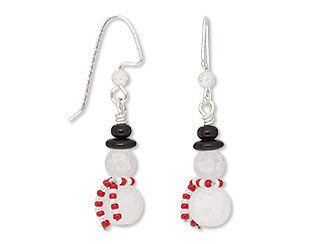 Snowman Earrings