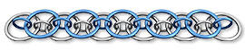 Linked jump rings