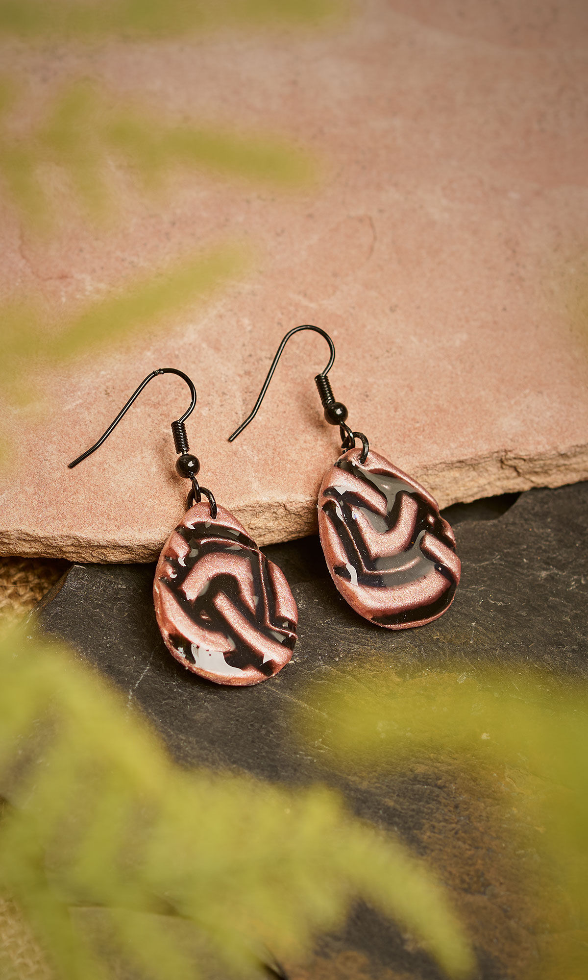 Stylized image of earrings