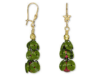 Christmas Tree Earrings
