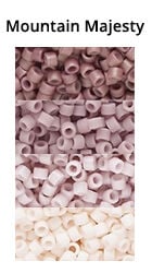 Mountain Majesty Monochromatic Ombre seed beads