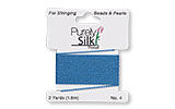 Purely silk beading thread