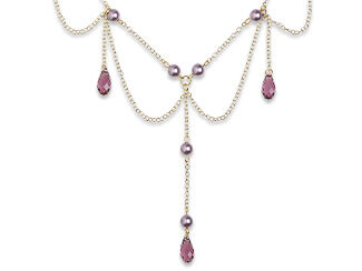 Create Your Own Draped Chain Beaded Necklace