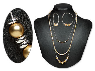 Three-Piece Necklace and Earring Set
