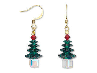 Christmas Tree Earrings