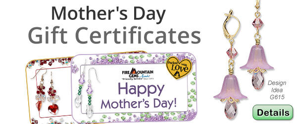 Shop Gift Certificate for Mother's Day.
