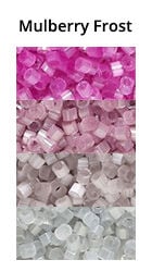 Mulberry Frost Monochromatic Ombre seed beads