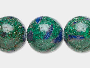 Azurite-Malachite Beads