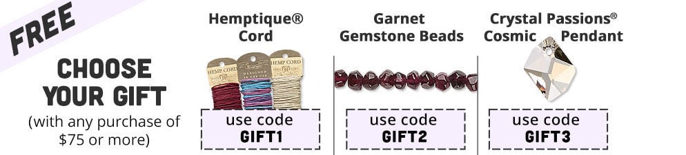 Choose Your FREE Gift with your order of $75 or more. Click for more Details.