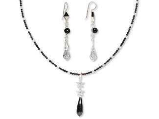Single-Strand Necklace and Earring Set