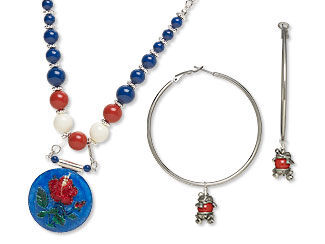 Single-Strand Necklace and Earring Set