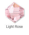 Light Rose Crystal Bead