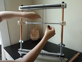 Warping for Bead Weaving