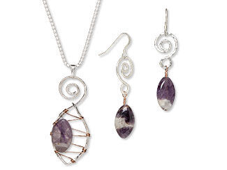 Single-Strand Necklace and Earring Set
