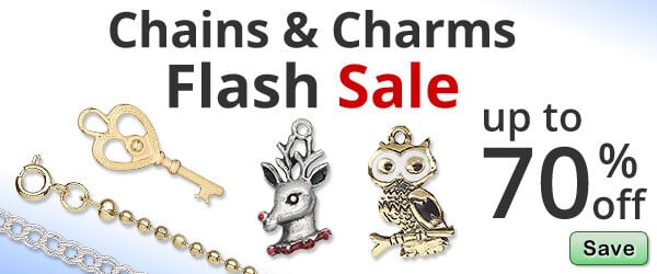 Today only. Save on our Select Chain and Charms Sale with discounts up to 70% off.