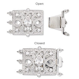 Open and closed box clasp