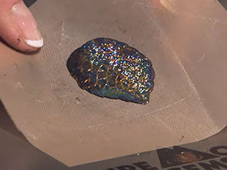 How to Make Faux Dichroic Jewelry Components Using Apoxie® Sculpt