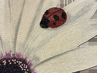 "Daisy Lady" Inspirational Bead Mosaic