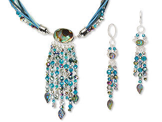 Multi-Strand Necklace and Earring Set