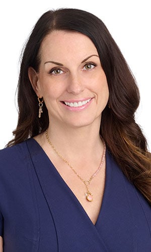 Model in dark blue blouse wearing design idea R N 2 H