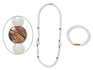 Single-Strand Necklace and Bracelet Set