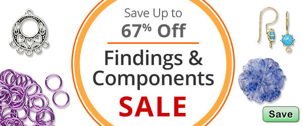 Save on our Findings and Components Sale with discounts up to 67% off.
