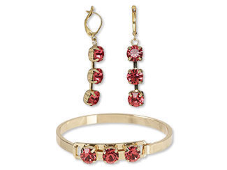 Bangle Bracelet and Earring Set