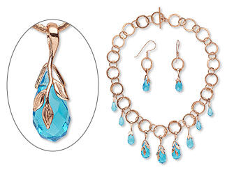 Single-Strand Necklace and Earring Set
