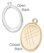 Open pack vs closed back settings
