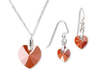 Single-Strand Necklace and Earring Set