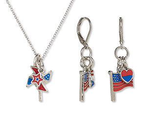 Single-Strand Necklace and Earring Set