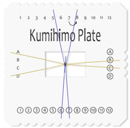 Top-down view of instructed step